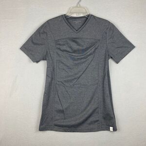 Lalabu Men's Medium Dad Shirt Gray Short Sleeve Stretch Babywearing Carrier Top